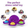 The new Tik Tok Pop It Fidget Toy flip face-changing octopus rodent extermination pioneer silicone fingertip gyro decompression. 