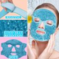 Cold Face Eye Mask Ice Pack for Dark Circles,Puffiness,Face SPA,Headaches,Pressure,Cooling Face Masks for Women Sleeping,Migraines Relief,Skin Care Gel Beads Hot Cold Use Ice Facial Mask (TLS). 