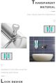 350ml Wall Mounted Hand Wash Dispenser| Shampoo Sanitizer Lotion Dish Wash Gel, Liquid Soap Container for Bathroom and Kitchen- 1Pcs. 
