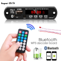 USB Bluetooth MP3 WMA FM AUX Decoder Board Audio Kit with Remote and Built-in Battery. 