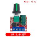 Mini 5A 90W PWM 12V DC Motor Speed Controller Module DC-DC 4.5V-35V Adjustable Speed Regulator Control Governor Switch 24V. 
