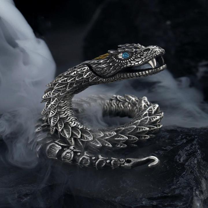 Collectible-grade%20Keel%20Chain%20Three-dimensional%20Dragon%20Bracelet%20Men's%20Domineering%20Dragon%20Head%20Retro%20Style%20Personality%20High%20Value%20-%20Image%207