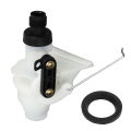 Camper Water Valve Long Lifespan RV Toilet Valve 31705 with Sealing Ring for Aqua Magic V High and Low Model. 