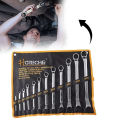 12PCS Double Offset Ring Spanner Wrench Set for Hevy Works Garage,Industry,Vehicle Restoration,Workshop | Nisaco Mall. 