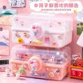 Cream glue guka sticker big set deluxe edition diy cute girl kids cheap toy hand account storage box. 