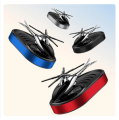 Helicopter Solar Car Air Freshener Rotation Zinc Alloy Car Perfume Diffuser Ornament for Vehicles. 
