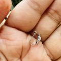 BOOM Gold color and oxidize Indian Traditional non-piercing Nose pin, nose ring for women and girl. 