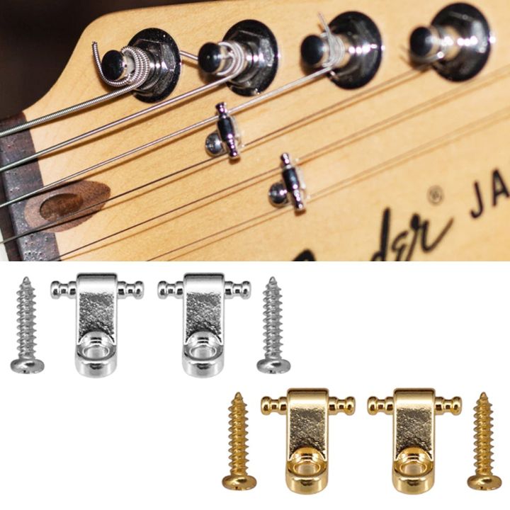 2 Electric Guitar String Clasps String Holders For Fenders Strat Tele St Tl