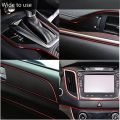 Car Air Outlet Steering-Wheel Interior Decoration Mouldings Line Strips For Hyundai solaris accent i30 ix35 i20 elantra santa fe. 