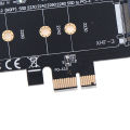 PCIE to M2 Adapter PCI Express 3.0 x1 to NVME SSD Adapter Support 2230 2242 2260. 