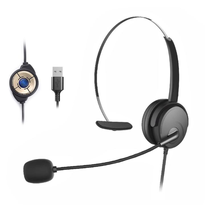 OY131 ingle ear USB computer headphone with remote control