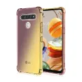 【ThinkWay】Fashion Gradient Clear Phone Case For LG K71 K61 K51 K50 K40S K41S K31 Q51 Q60 Stylo 5 6 Airbag Corners Soft Silicon Cover. 