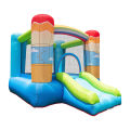DOCTOR DOLPHIN Inflatable Bounce House with Slide for Kids Jumping Castle Indoors Outdoors Inflatable Jumper Bouncer with 350W Air Blower 270*200*168cm/ 106.3*78.7*66.1in. 