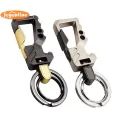 【BestGO】2x Stainless Steel Keychains Key Ring Customized Bottle Opener Men Waist Belt Pendant Car Key Chain. 