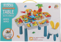 BLC TABLE MC816 (85PCS)Kids Building Block Activity Table With Chair (Lego Duplo Compatible)|L3|. 