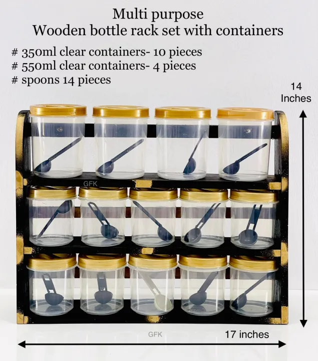 Premium%20Wooden%20Bottle%20Rack%20With%20Gold%20Top%20Containers%20and%203%20Spoons%20(Small/%20Large)%20/%20Spices%20Rack%20with%20Bottles%20/%20Kitchen%20Rack%20/%20Free%20Bottles%20/%20Wall%20Rack%20-%20Image%203
