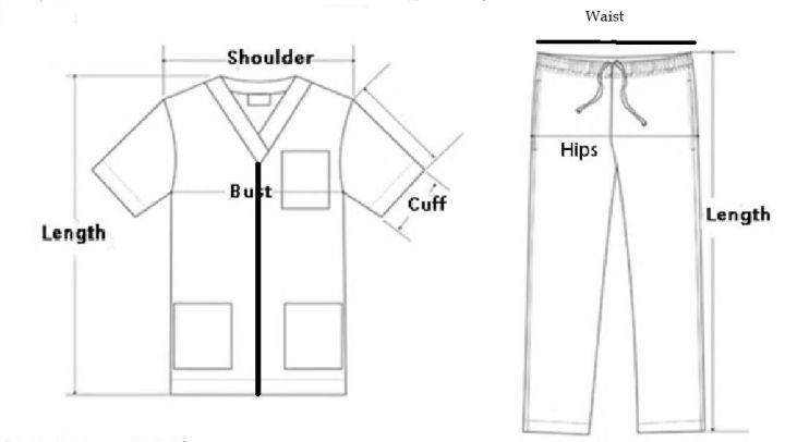 Unisex%20Women%20Men%20Scrubs%20Set%20Hospital%20Medical%20Doctor%20Uniform%20Work%20Wear%202Pcs%20Suits%20-%20Image%205