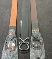 LV Genuine Leather Mixed Belt Men Luxury Designer Belts Split High Quality Waist Belt. 