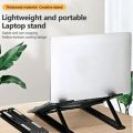 Adjustable Plastic Laptop Stand for Comfortable Work. 