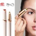 USB led light in build RECHARGEABLE flawless or flawlbss eye brows flet electric finishing touch brow remover hair trimmer eyebrows built in for added visibility. 