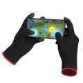 2pcs Warm Breathable Gaming Gloves For Gamepad Sweatproof Finger Gloves Anti-scratch Sleeve Sensitive Nylon Mobile Touch. 