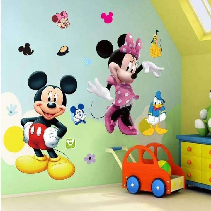 Mickey%20&%20Minnie%20Mickey%20Mouse%20Home%20Decoration%20star%20baby%20children%20cartoon%20bedroom%20room%20decor%20wall%20stickers%20removable%20kids%20nursery%20decal%20sticker%20Wall%20Decoration%20Stickers%20wall%20deco%20Mickey%20Balloon%20-%20Image%204