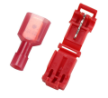 Quick Splice Electrical Connectors T Tap Wire Cable Snap Terminals Scotch Lock Car Audio Waterproof Kit Tool Set. 