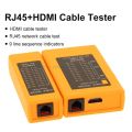 Network Cable RJ 45 HDMI-compatible A Connector Cable Tester Networking Ethernet Tool Tracker Cat 5e Cat 6e Cable. 