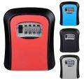 Key Lock Box 4 Digit Combination Storage Lockbox Wall Mounted for Realtors -  Key Safe Outdoor Key Box with Code. 