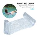 1-2Pcs Transparent Water Hammock Recliner Inflatable Floating Swimming Mattress Sea Swimming Ring Pool Party Toy Lounge Bed Swim. 