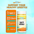 Powerlife Vitamin D3 1000IU 60s (VgD3) / Sunshine Vitamin / healthy bone growth and density / cardiovascular health NUZ(FROM MALAYSIA). 