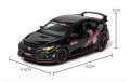 1:32 HONDA CIVIC TYPE-R Alloy Car Model Diecasts & Toy Vehicles Metal Sports Car Sound and Light Collection Gift. 
