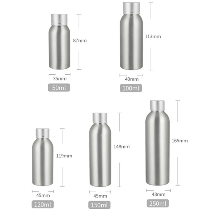 50/100/120/150/250ml%20Aluminium%20Lotion%20Bottle%20Metal%20Empty%20Bottles%20Containers%20Tool%20-%20Image%202