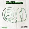 Adjustable Bird Harness With Leash Parrot Harness Pigeon Harness 145cm Length Leash. 