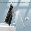 【User-friendly】 Nillkin Luxury Soft Case for Galaxy S24 Ultra Phone Cases Transparent TPU + PC Back Cover. 