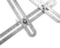 Angleizer Template Tool NiceEshop New Version Multi-Angle Stainless Steel Measuring Ruler For Builders/Craftsmen/Carpenters/Engineers(-Aluminum). 