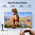UGREEN HDMI Extender 8K HDMI Extension Cable 0.15M Male to Female Adapter Cord 8K@60Hz 2.1 Ultra High-Speed 48Gbps, for PS5,Nintendo Switch,Xbox Series X,Roku Stick,Blu-ray Laptop PC TV. 