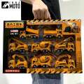 1 Set ABS Engineering Car Truck Toys Crane Bulldozer Excava Tor Forklift Vehicles Educational Toy for Children's Boys Birthday Gift. 