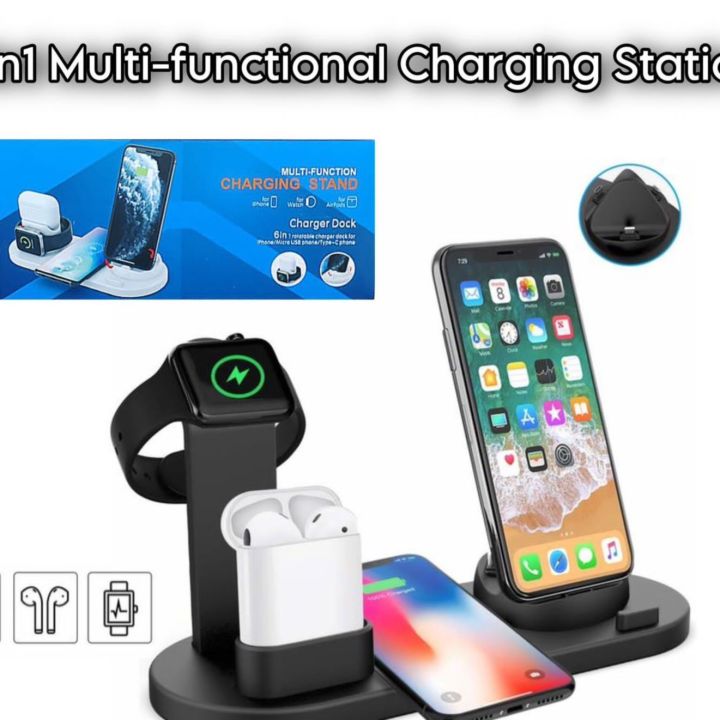 in Wireless Multi Functional Fast Wireless Charger 3A Rotatable