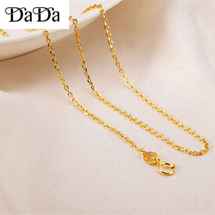 100%25%20Original%2022k%20Saudi%20Gold%20pawnable%20necklace%20womens%20skeleton%20O%20plain%20chain%20accessories%20gift%20for%20women%20-%20Image%202