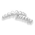 Punk Silver Teeth Grillz Men Bottom Grills Dental Teeth Caps Hip Rapper Grill Teeth Fashion Jewelry Gift. 