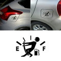 Car Stickers 12.7CM*9.2CM High Gas Consumption Decal Fuel Gage Empty Stickers Funny. 