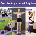 Pull Reducer Body Shape Trimmer Yoga Pull Natural Rubber Reducer Exerciser Fat Buster Home Gym Equipment and Bands Leg Hand Biceps, Legs Ankle Straps for Resistance Training, Physical Therapy,. 