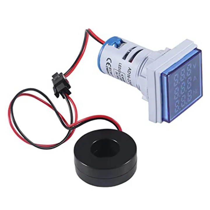 2Piece%20Digital%203In1%2022mm%20Voltmeter%20Ammeter%20Hz%20Meter%20Current%20Frequency%20Indicator%20AC%2060-500V%20-%20Image%205