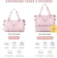 Folding Travel Bag, Large Capacity Waterproof Expandable Travel Duffel Tote Bag, Carry-on Luggage’s Duffle Bag | 1184. 