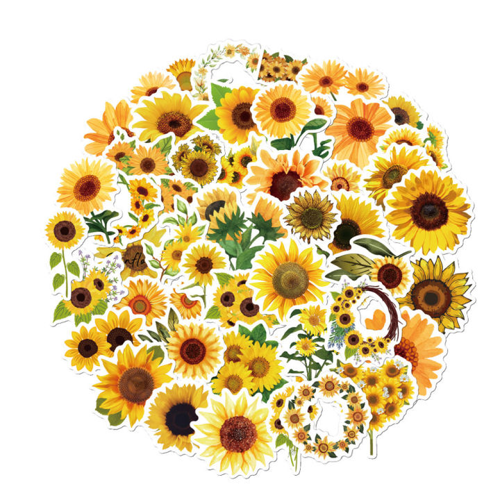 50pcs%20Sunflower%20Graffiti%20Stickers%20DIY%20Travel%20Luggage%20Phone%20Guitar%20Laptop%20Fridge%20Cartoon%20Decal%20Sticker%20Bottle%20Cup%20Sticker%20Stationery%20Sticker%20-%20Image%205