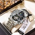 POEDAGAR brand fashionable business luxury waterproof automatic mechanical men's watch. 