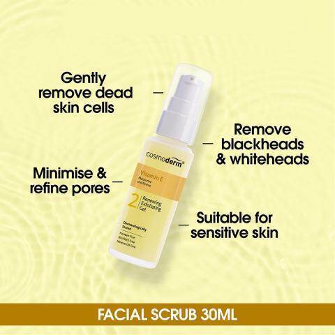 COSMODERM%20VITAMIN%20E%20RENEWING%20EXFOLIATING%20GEL%2030ML%20(FROM%20MALAYSIA)%20-%20Image%202