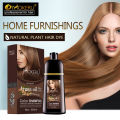 Mokeru Natural Organic Brown Hair Color Permanent Hair Coloring Shampoo Long Lasting Hair Dye Shampoo For Women Professional Dye. 
