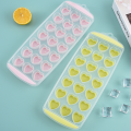 Heart Shaped Ice Cube Trays Silicone Flexible Easy Release Ice Molds Reusable Ice Trays Chocolate Mold. 